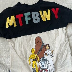 Star Wars Kids Shirt - Black and Cream